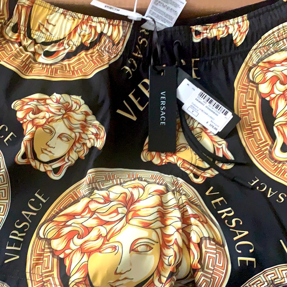Men Versace short swim trunks